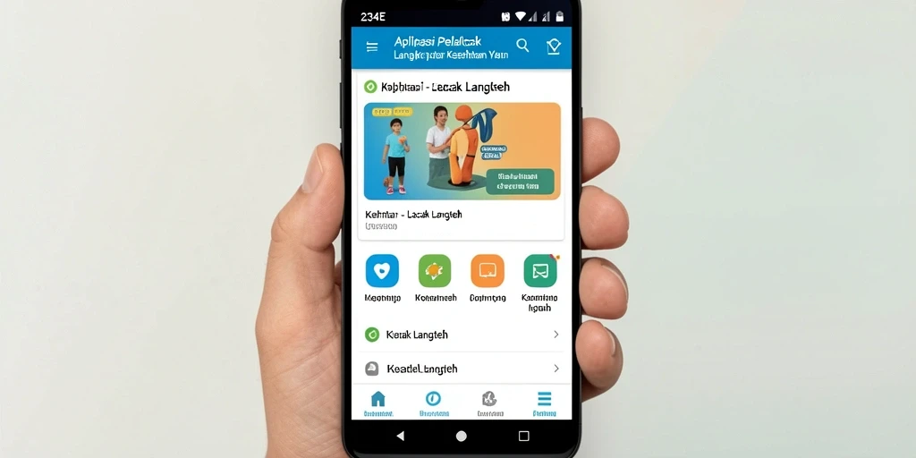Antarmuka 234E yang jelas untuk pelacakan langkah.