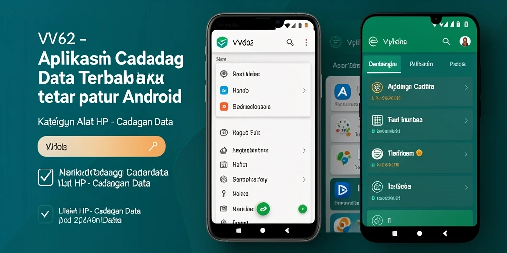 Antarmuka VV62 untuk pencadangan data yang mudah digunakan