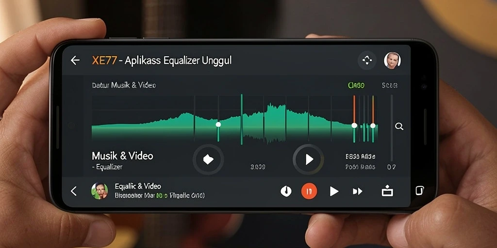 Tampilan antarmuka XE77 yang intuitif dan fungsional.