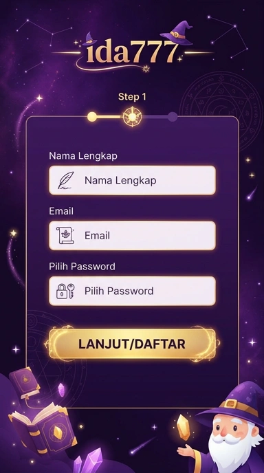 Cara Mudah Membuat Akun Baru ida777